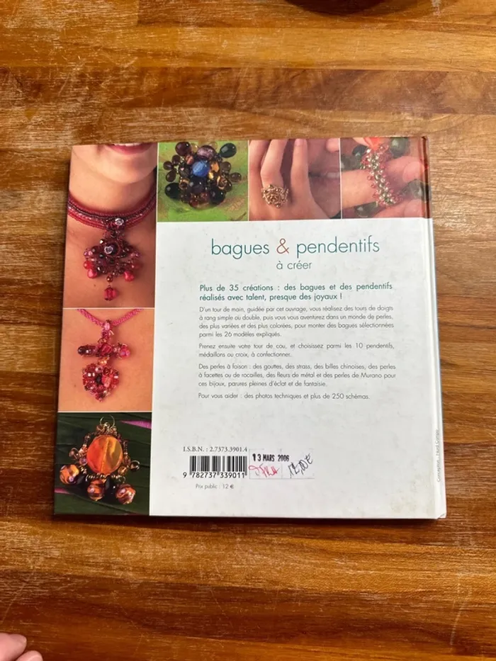 Livre, bague et pendentif à créer - photo numéro 3