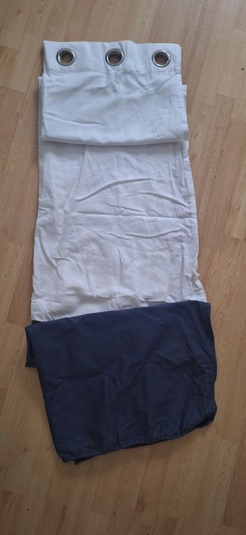 Rideau de douche en coton