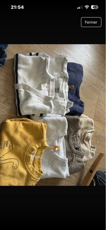 Pull et gilet bébé 
