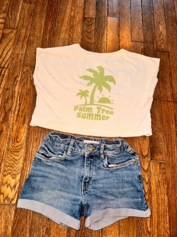 T-shirt et short Zara 9 ans