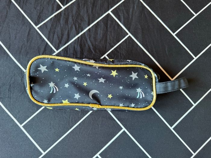 Trousse scolaire double compartiment – Thème nuit étoilée - photo numéro 3