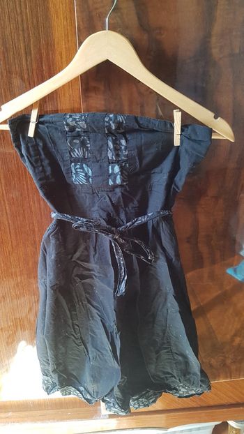 Robe bustier noire