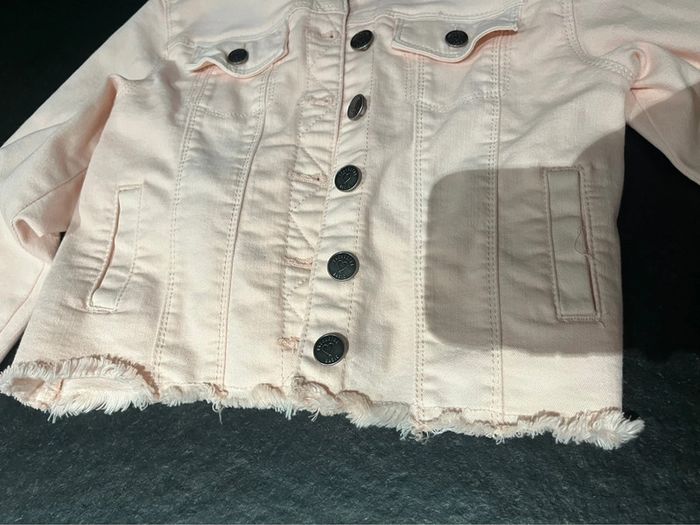Veste en jean rose 10ans - photo numéro 2