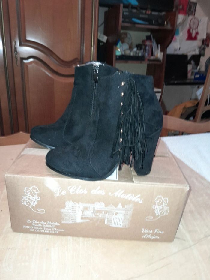 Bottines à franges