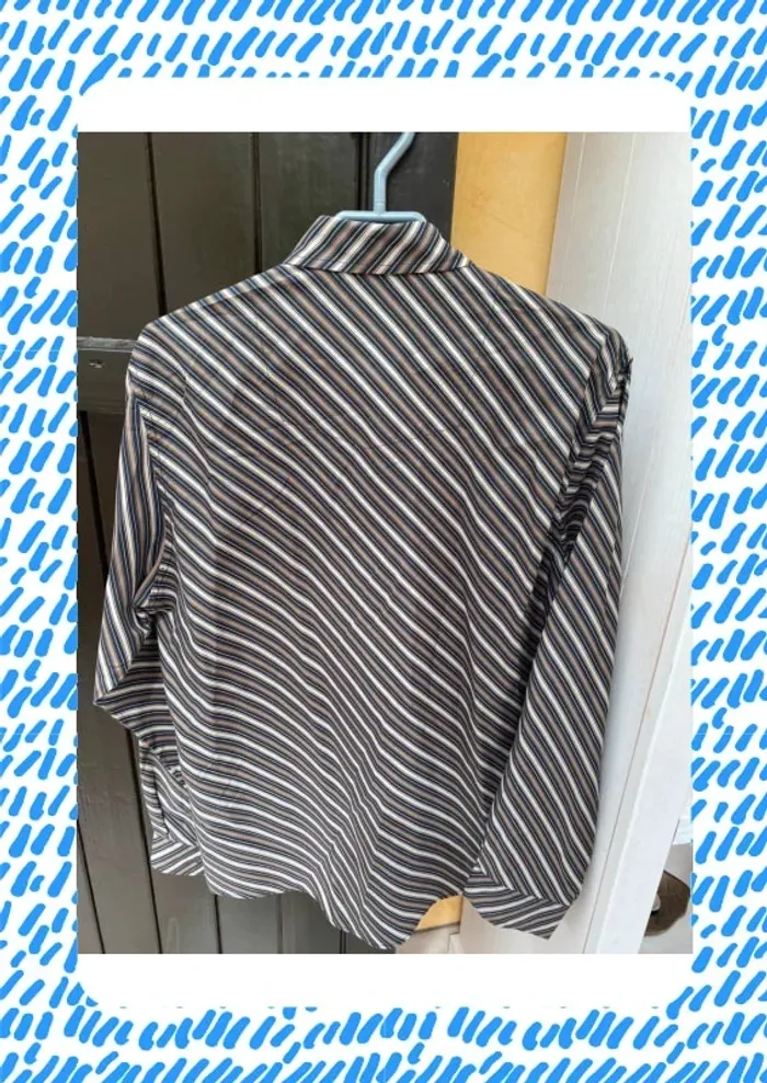 Chemise rayée à rayures Angelo litrico s - photo numéro 3