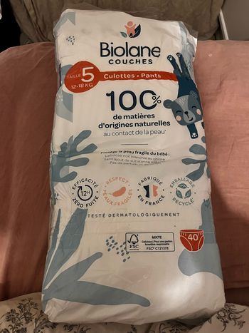 Couches culottes Biolane t5