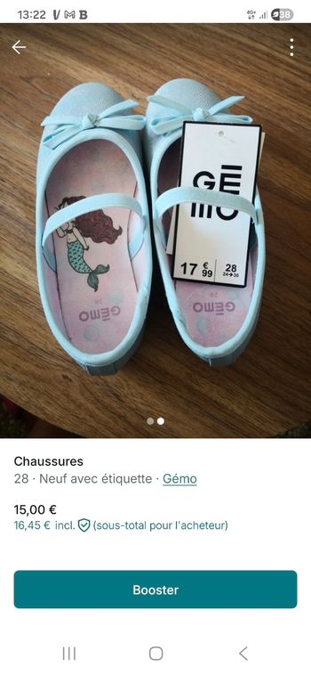 Mocassin fille