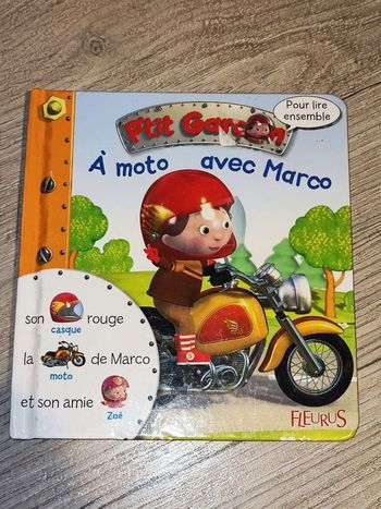 Livre " à moto avec Marco "