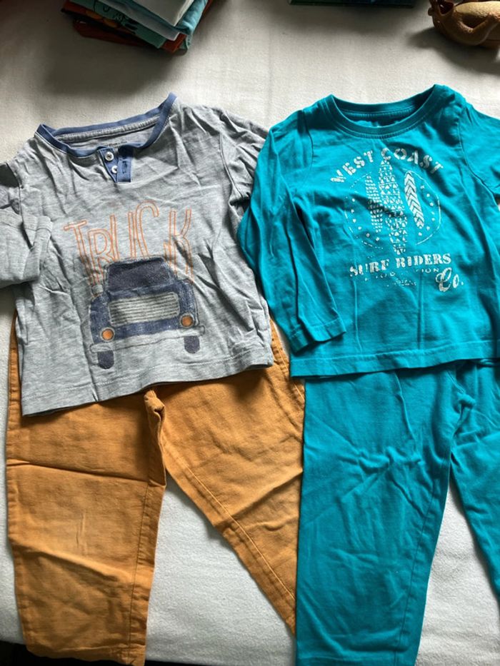 Lot 2 pyjamas 24 mois légers