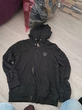 Sweet a capuche gris