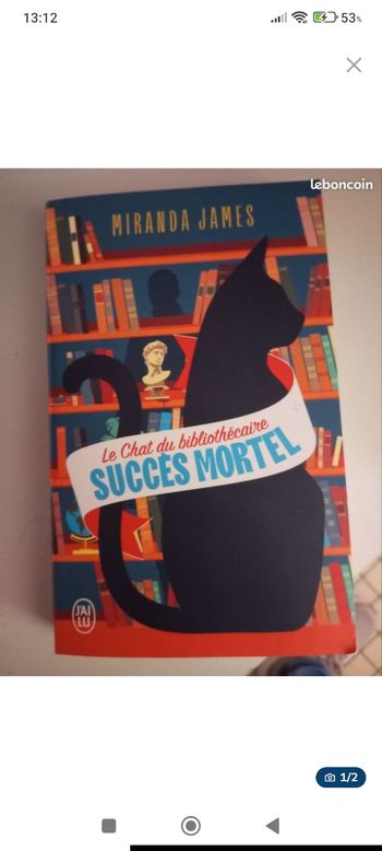 Vend livre le chat du bibliothécaire 