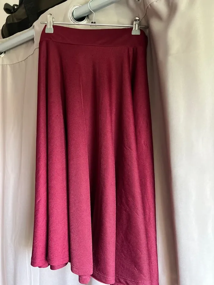 Jupe bordeaux