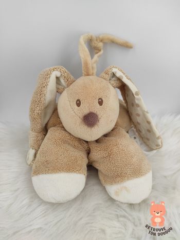 Doudou Musical Lapin Beige Cappuccino Nattou