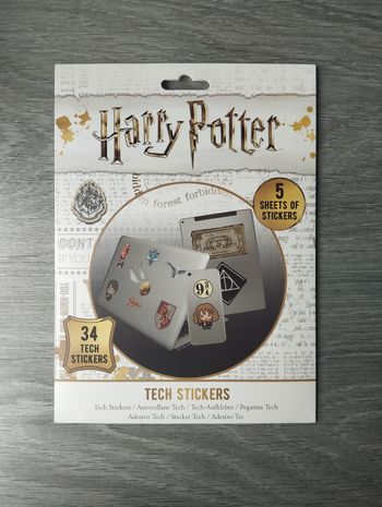 Harry Potter : Set de 34 stickers Artefacts