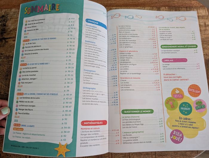 Cahier de vacances CE2 vers CM1 - photo numéro 2