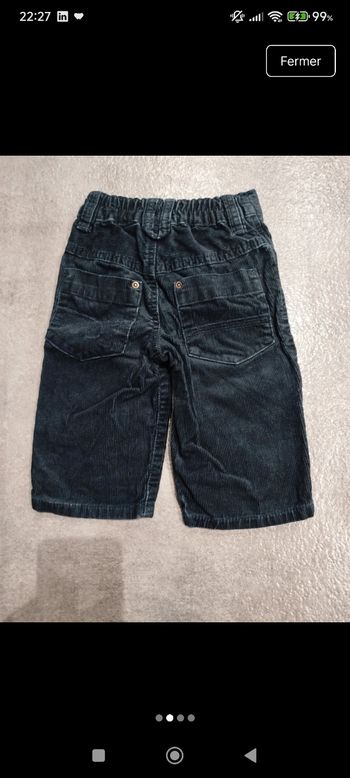 Pantalon velours 6 mois