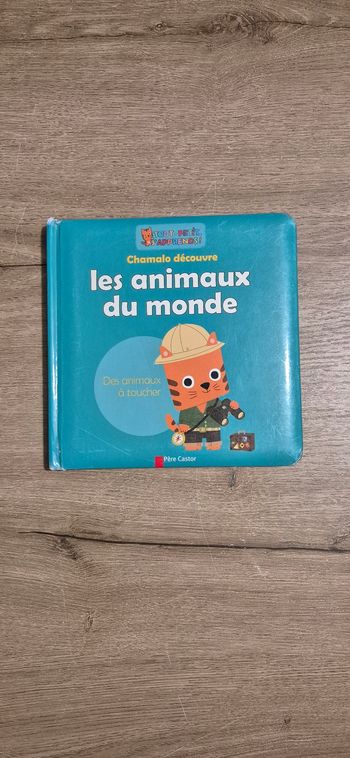 Livre à toucher Chamalo les animaux du monde