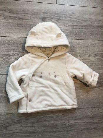 Veste à capuche velours 9 mois Sergent Major