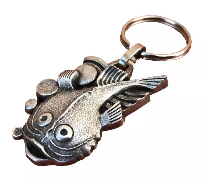 Porte-clés publicitaire Etampes (Essonne) Poissonnerie Notre-Dame