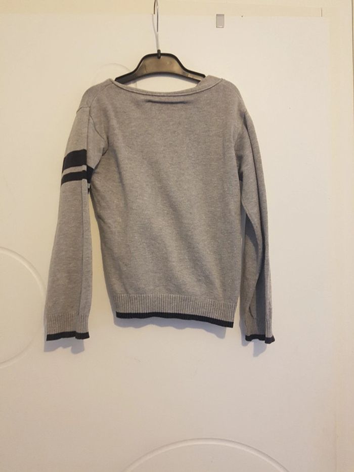 Gilet gris et marine - photo numéro 4