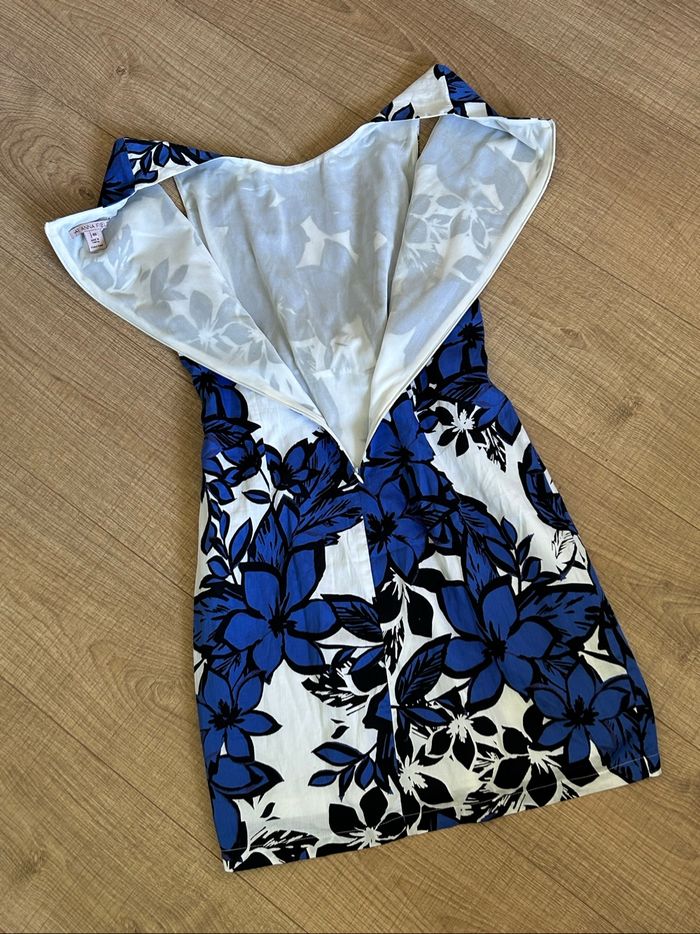 Robe bleue et blanche sans manches Anna Field taille 40 TBE - photo numéro 8
