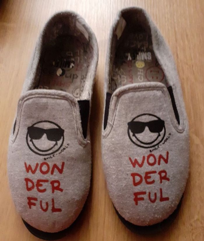 Chaussons garçon SMILEY 35