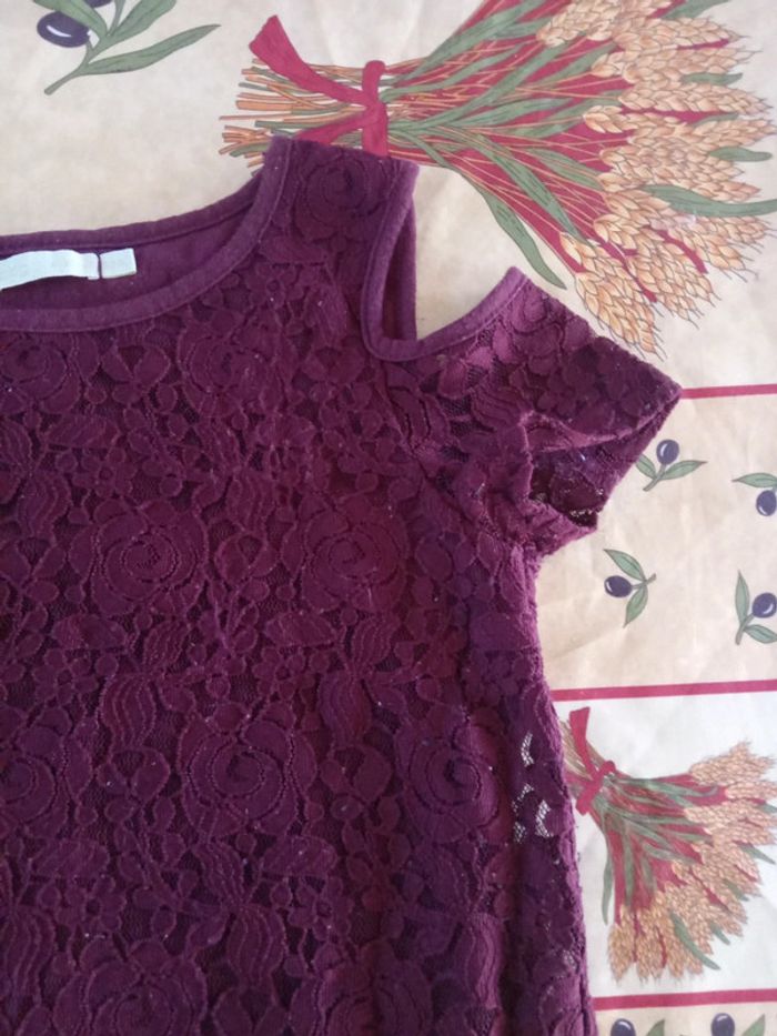 Polo dentelle épaule à vue - photo numéro 4