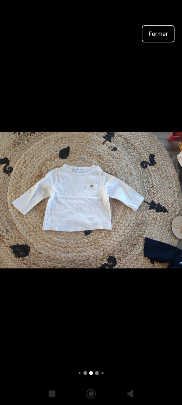 Lot 10 hauts manches longues 9 mois - photo numéro 3