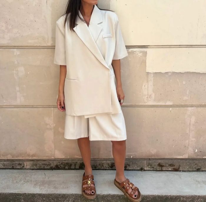 Blazer manche courte