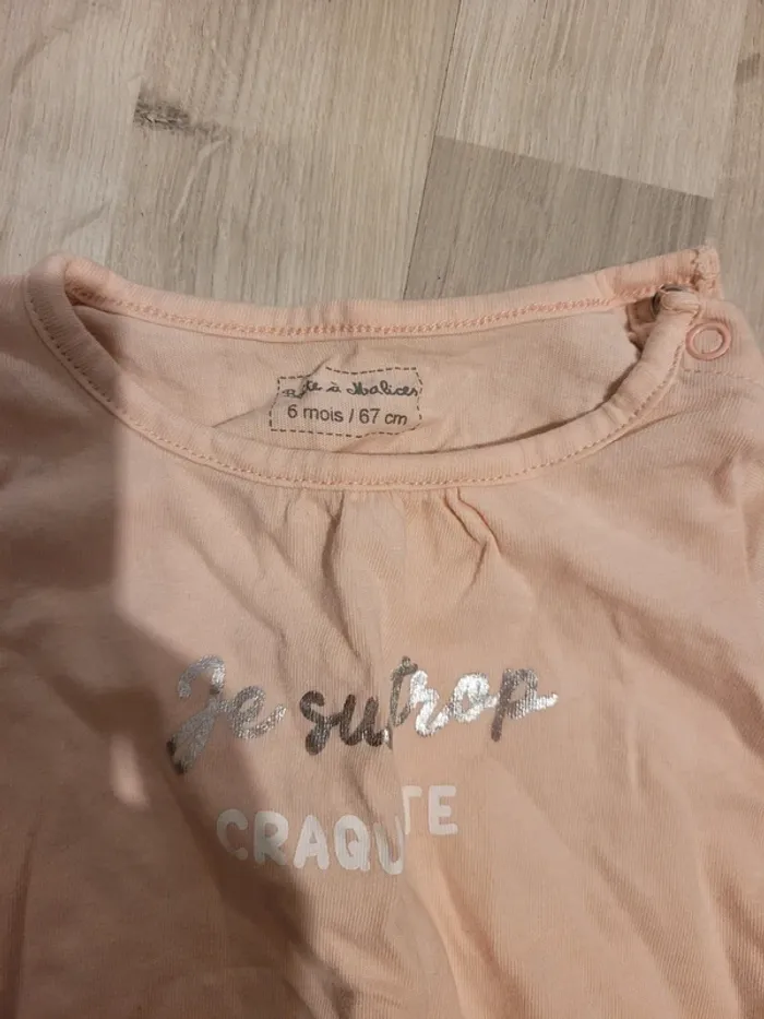 T-shirt 6 mois - photo numéro 2