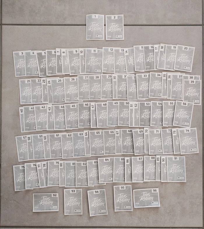 Cartes panini Tous Rugby 2023 complet - photo numéro 2