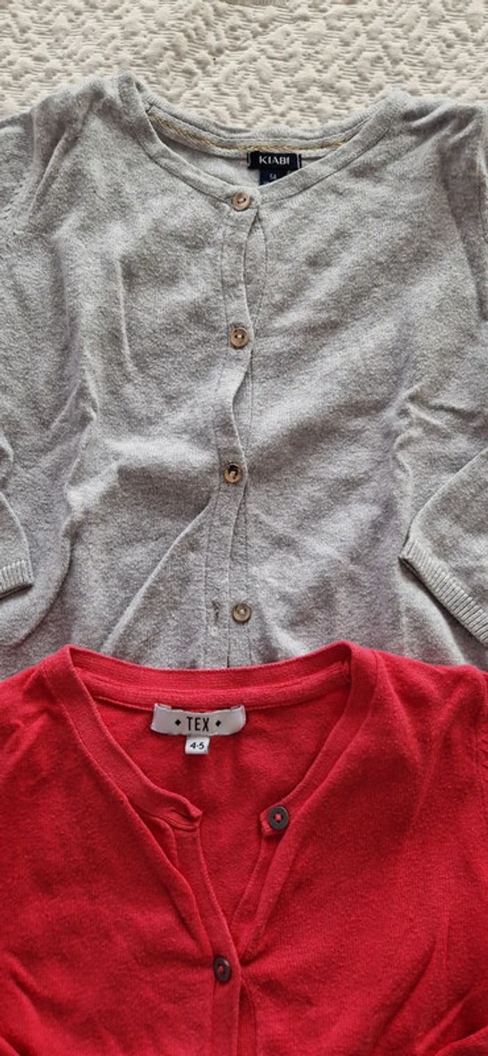 Lot de 2 gilets fille 4/5 ans - photo numéro 3