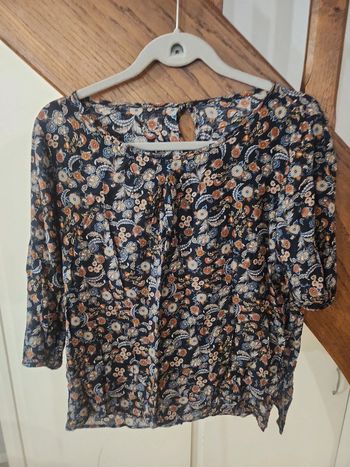 Blouse motif floral