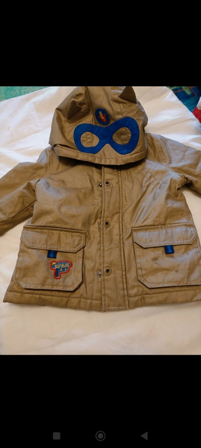 Manteau coupe vent 2 ans