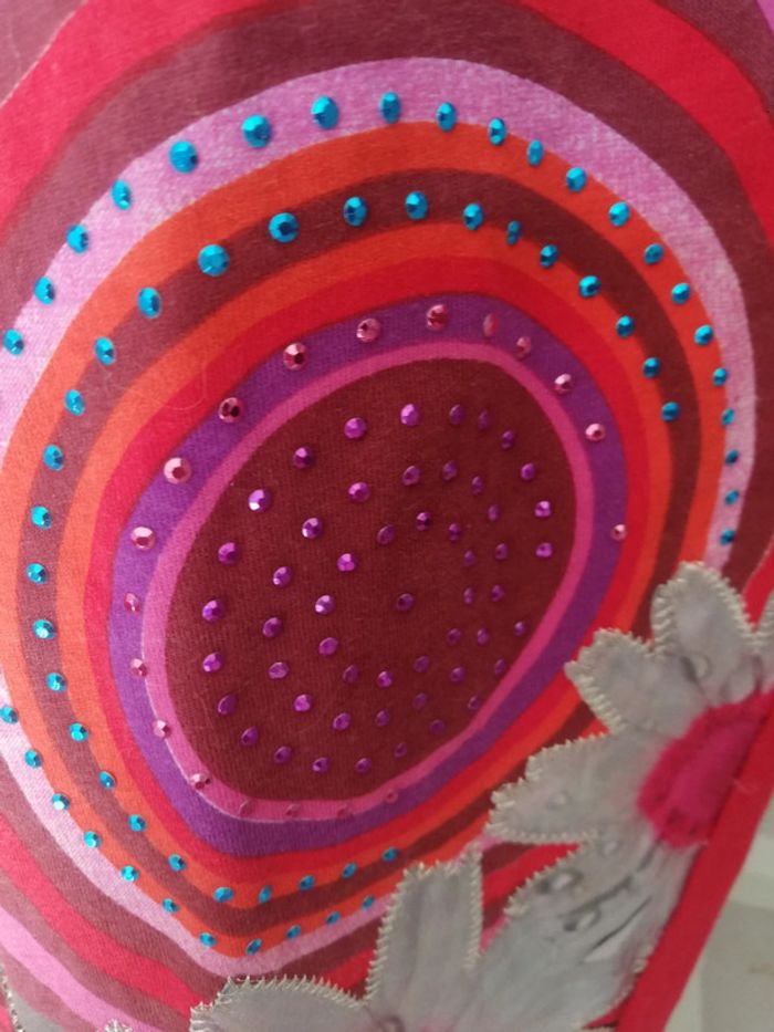 T shirt long desigual 36 - photo numéro 2