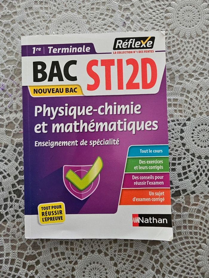 Livre révision physique mathématiques bac 1er et terminale STI2D - photo numéro 3