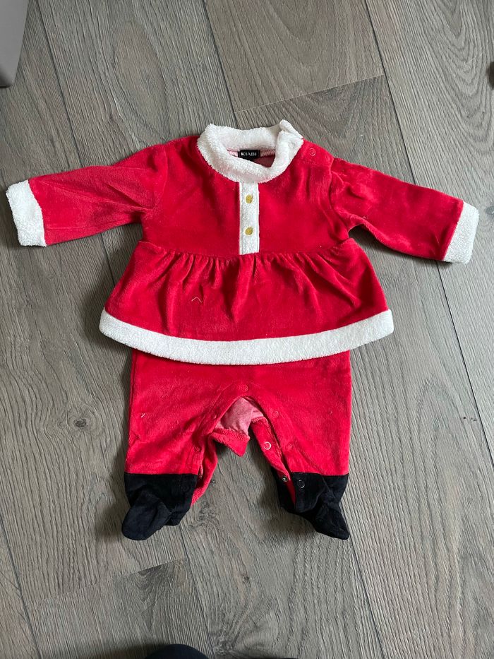 Pyjama Mère Noël Kiabi 3 mois