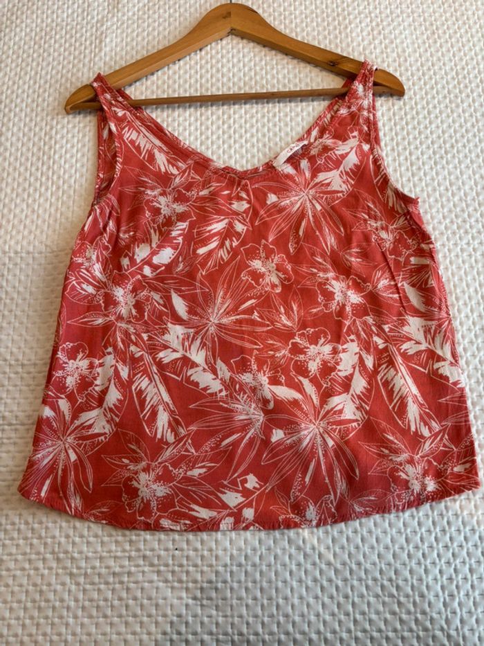 40. Haut Camaïeu corail femme M - photo numéro 2