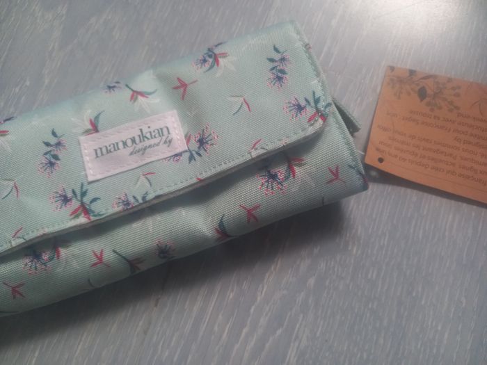 Petite trousse de toilette manoukian / trousse à maquillage - photo numéro 2