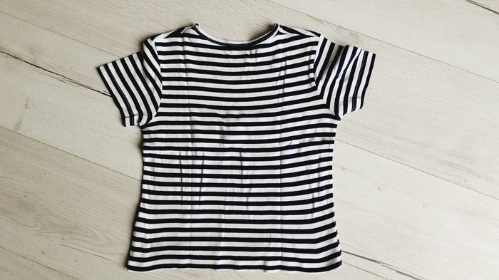 Vêtement mixte garçon fille tee-shirt manches courtes rayé Vert Baudet 8 ans - photo numéro 3