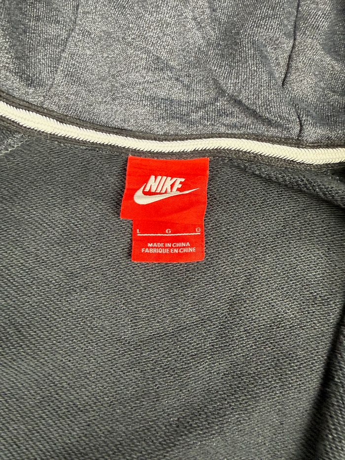 Nike Hoodie Zippé Homme taille L Sweat à Capuche Gris Anthracite Full Zip Sportswear #00225 - photo numéro 10