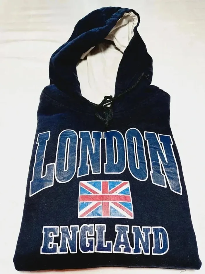 Sweat à capuche London mixte Taille M - photo numéro 12