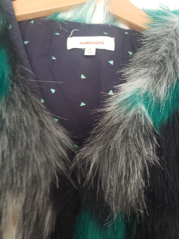 Gilet sans manches fourrure catimini 8 ans - photo numéro 2