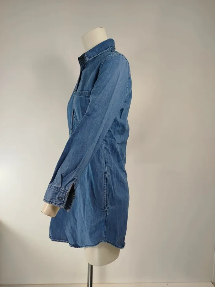 Tunique en jean - Mango taille S A172 - photo numéro 7