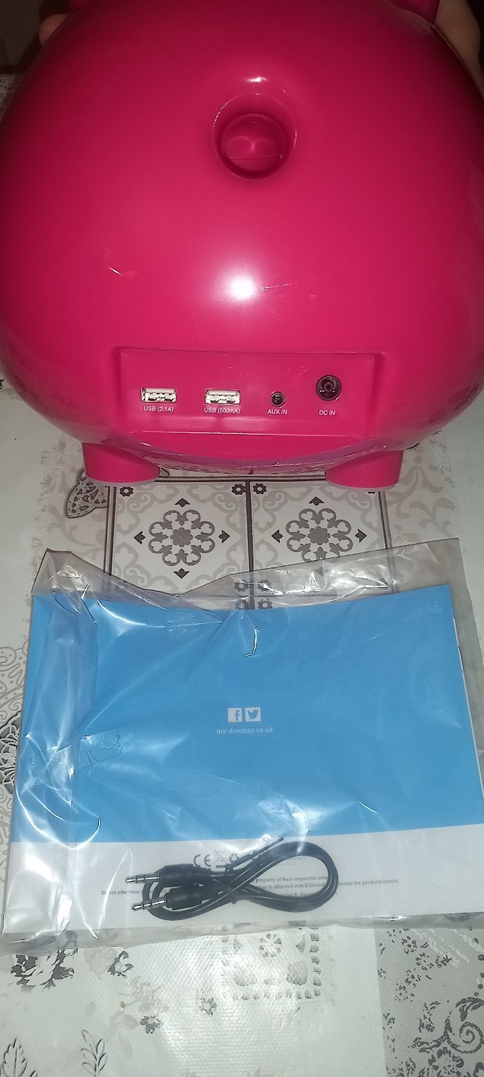 My Doodles pour Dock haut- Parleur sans fil Bluetooth + prise Jack 3.5mm pour Smartphone-Tablettes- Chouette . - photo numéro 3