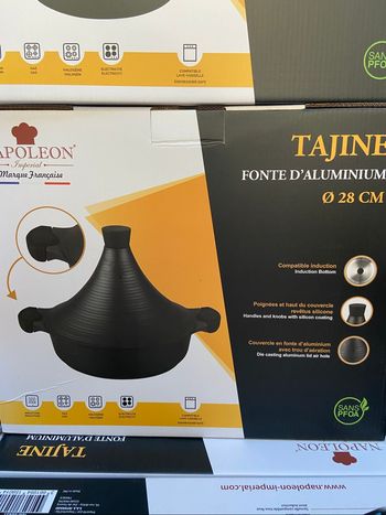 Tajine Napoleon 28cm neuf Napoleon sans pfoa en fonte d’aluminium