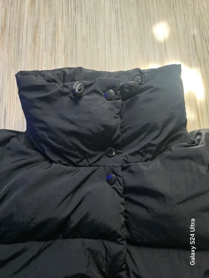 Doudoune courte noire - Zara - Taille M - photo numéro 3