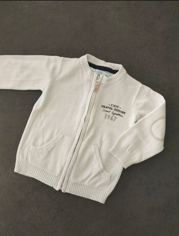 Gilet zippé taille 18 mois