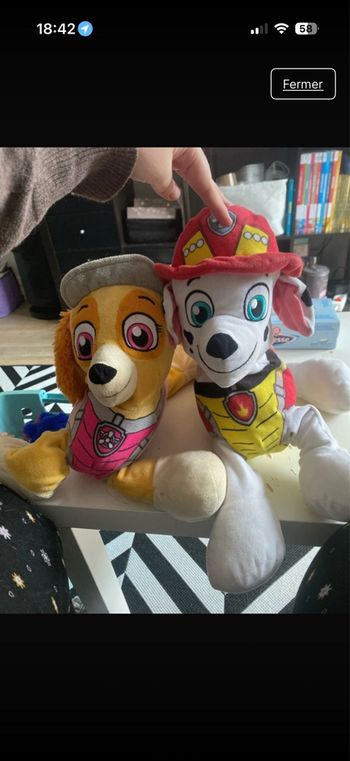 Peluche pat patrouille 