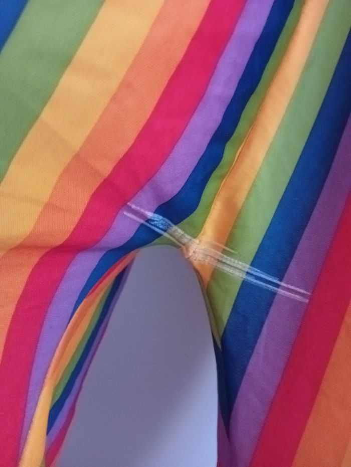 Rigolote combinaison clown multicolore M - photo numéro 8